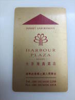 Delcampe - China Hotel Key Card,Harbour Plaza Beijing - Non Classés