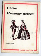 Programme,gala Karsenthy-Herbert , 1970 , CHER ANTOINE De Jean Anouilh,  2 Scans ,32 Pages, Frais Fr : 2.75€ - Programs