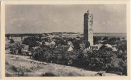 Terschelling: ´Gezicht Op West-Terschelling´ - 1954 - Holland / Nederland - Lighthouse / Phare / Leuchtturm / Vuurtoren - Terschelling