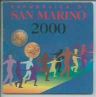 2000 SAN MARINO DIVISIONALE CONFEZIONE ZECCA  "L'UOMO VERSO IL TERZO MILLENNIO" - San Marino