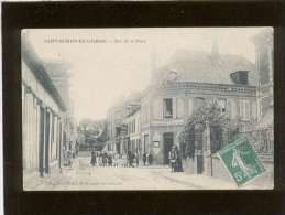 76 Saint Romain De Colbosc Rue De La Poste édit. Mollet , Animée , Café De La Poste Feuilloley - Saint Romain De Colbosc