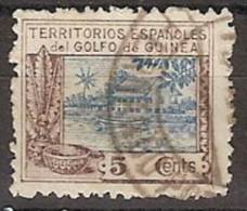 Guinea U 167 (o) Casa De Nipa. 1924 - Guinée Espagnole