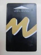 Hong Kong Hotel Key Card, Grand Metro Park Hotel(no Name Of Hotel) - Sin Clasificación