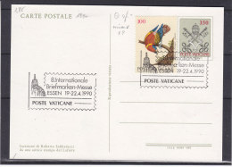 Oiseaux - Basilique -  Vatican - Carte Postale De 1990 - Entier Postal - Oblitération Spéciale - Lettres & Documents