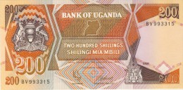 BILLET # OUGANDA # 1991 # 200 SHILLINGS # PICK 32 # BILLET NEUF # - Oeganda