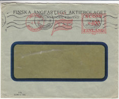 Drapeaux - Finlande - Lettre De 1932 ° - EMA - Empreintes Machines - Lettres & Documents
