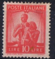 PIA - ITALIA SPECIALIZZAZIONE: 1945 : Democratica - (SAS 559 - CARRARO 17) - Abarten Und Kuriositäten