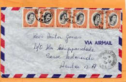 Grenada 1959 Cover Mailed To Aruba - Grenade (...-1974)