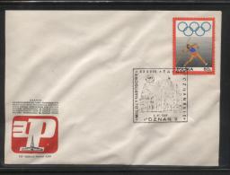 POLAND 1969 XXXVIII POZNAN INTERNATIONAL TRADE FAIR COMM COVER T3 OLD TOWN SQUARE BUILDINGS ARCHITECTURE - Storia Postale