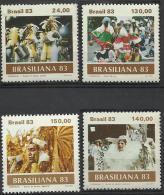 BRASIL **  1983  1584/87  DESFILE DE SAMBA - Ungebraucht