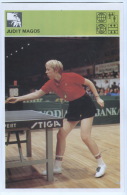 Table Tennis, JUDIT MAGOS - Hungary, Svijet Sporta Cards - Table Tennis