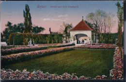 Erfurt - Partie Aus Dem Stadtpark - Feldpost 1917 - Erfurt