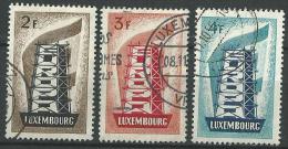 Luxembourg - Europa 1956 No. 514 - 516 Oblitérés - Gebruikt