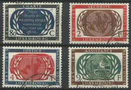 Luxembourg - Nations Unies - UNO 1955 No. 496 - 499 Oblitérés - Oblitérés