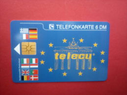 Phonecard  Telecu 6DM  (Mint,Neuve)Only 10.000 Made Rare - O-Series : Séries Client