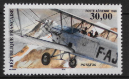 FRANCE 1998 - POSTE AERIENNE N° 62 - BIPLAN  POTEZ 25  - 1 Timbre NEUF** Y&T 10€ - 1960-.... Postfris