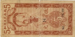 BILLET # VIET NAM # 1946 # 5 DONGS # PICK 7 # BILLET TRES USAGE # - Vietnam