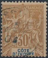 COTE D'IVOIRE Poste 9 (o) Type GROUPE Navigation Et Commerce [ColCla] (CV 32 €) - Used Stamps