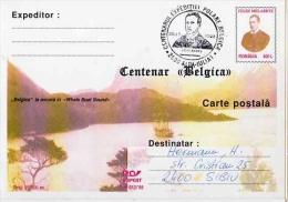 WHALING WHALE  Chasse Polar Belgica Baleine Wal Entier Postal Stationery Used ROUMANIE Postmarked Alba-julia 30.12.1998 - Ballenas