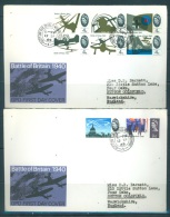 GB - FDC 13.9.1965 - BATTLE OF BRITAIN CANCELLATION SUTTON COLDFIELD - Mi 394-401 Yv 407-414 SG 671-678 - Lot 9215 - 1952-71 Ediciones Pre-Decimales
