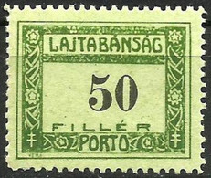 WESTUNGARN..1921..Michel # 1...MNH...Portomarken. - Local Post Stamps