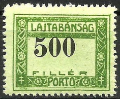 WESTUNGARN..1921..Michel # 4...MNH...Portomarken. - Local Post Stamps