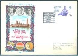 GB - FDC 29.5.1968 - VOTES FOR WOMEN SEE CANCELLATION - Mi 486 Yv 511 SG 768 - Lot 9218 - 1952-71 Ediciones Pre-Decimales