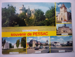 Pessac ( 33 ) Chateau Du Pape Clement - L'eglise - Camponnac - L'alouette - La Place - Le Haut Livrac - Pessac