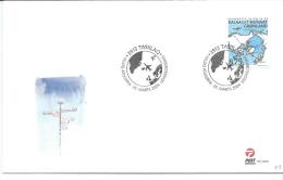 Groënland 2004 FDC  Du N°392 Voie Aérienne Polaire - FDC