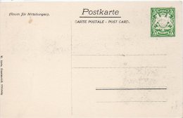 ALLEMAGNE BAVIERE ENTIER POSTAL ILLUSTRE 1906 - Autres & Non Classés