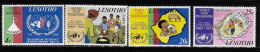 Lesotho 1973 World Food Program 10th Anniversary Map FAO MNH - Lesotho (1966-...)
