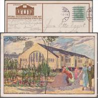 Allemagne 1913. Carte EP TSC. Int.Baufachausstellung Leipzig. Vue Sur La Grande Salle D'Art Décoratif, Grande Halle - Agriculture