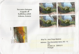 Greece Cover To Portugal - Storia Postale