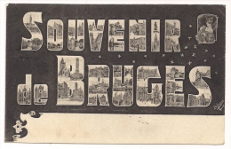 Postkaart Souvenir De Bruges - Brugge Verstuurd Naar Hooglede In 1905 - Poperinge