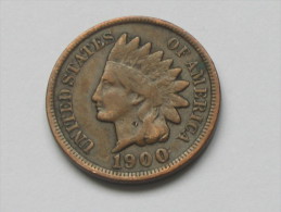 1 One Cent - 1900 Indian Head Cent - Etats-Unis - United States - **** EN ACHAT IMMEDIAT **** - 1859-1909: Indian Head