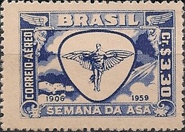 BRAZIL - ISSUE TO PUBLICIZE WEEK OF THE WING 1959 - MNH - Unused Stamps