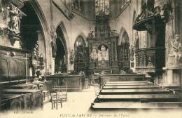 Pont-de-l'Arche  Intérieur De L'Eglise   Cpa - Pont-de-l'Arche