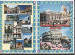 POLAND 2000 CIECHANOW NATIONAL PILGRIMMAGE ROME POPE JOHN PAUL II COMMEMORATIVE LIMITED EDITION FOLDER FDI JP2 RELIGION - FDC