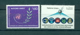 Nations Unies Géneve  1982 - Michel N. 107/08 -  UNISPACE - Ungebraucht