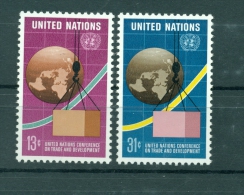 Nations Unies New York 1976 - Michel N. 295/96 -  Conférence Des Nations Unies Sur Lecommerce Et Le Developpement - Unused Stamps
