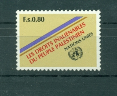 Nations Unies Géneve 1981 - Michel N. 96 -  "Les Droits Inaliénables Du Peuple Palestinien" - Ungebraucht