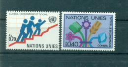 Nations Unies Géneve 1980 - Michel N. 94/95 -  "Conseil Economique Et Social" - Ungebraucht