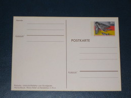 Germany Deutschland Bund Ganzsache Postal Stationery 1974 BRD Unterschriftsblätter Zum Grundgesetz  Mint Ungebraucht ** - Cartoline Illustrate - Nuovi