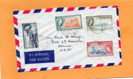 Barbados Old Cover Mailed To USA - Barbados (...-1966)