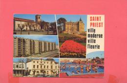 69- SAINT PRIEST Ville Moderne , Ville Fleurie - Saint Priest