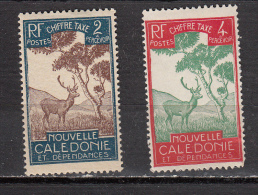 NOUVELLE CALEDONIE * YT N°  TAXE 26 27 - Strafport