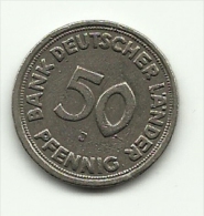 1949 - Germania 50 Pfenning J ---- - 50 Pfennig