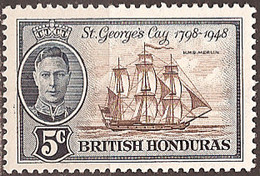 BRITISH HONDURAS..1949..Michel # 131...MLH. - Honduras Britannique (...-1970)