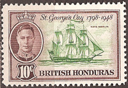 BRITISH HONDURAS..1949..Michel # 132...MLH. - Britisch-Honduras (...-1970)