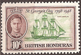 BRITISH HONDURAS..1949..Michel # 132...MLH. - British Honduras (...-1970)